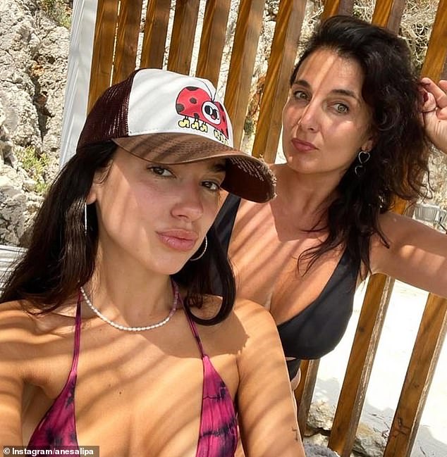 In many ways, Anesa Lipa, 52, is just as glamorous as her popstar daughter Dua (pictured together)