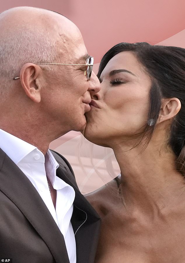 After a two-year engagement, Bezos and Sanchez are due to tie the knot today - and when they do, their families will officially become blended