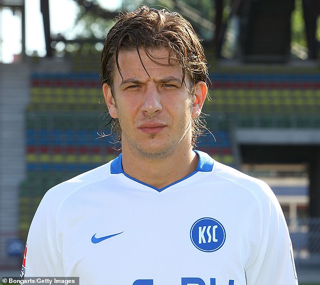A former international footballer was sold by his former club for having sex in the middle of their pitch