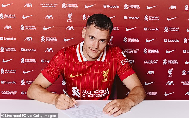 Writz said he is keen to 'win everything' at Liverpool upon completing his move to Anfield