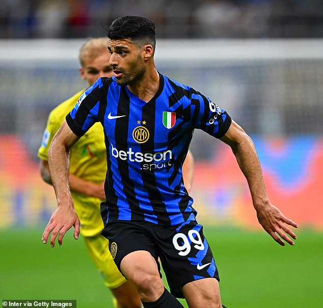 Inter Milan striker Mehdi Taremi is stranded in Iran after Israeli missile attacks