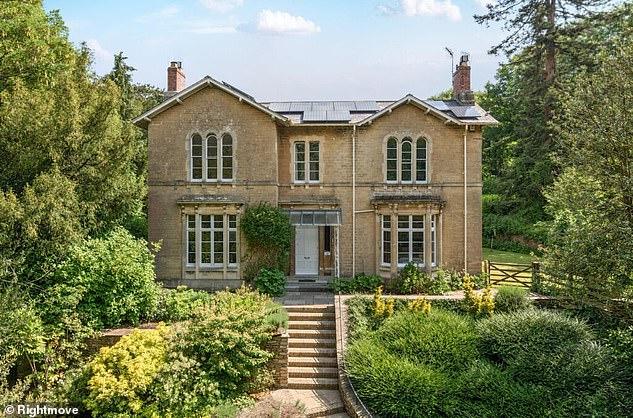 Stunning: This eight-bedroom property was built in around 1860