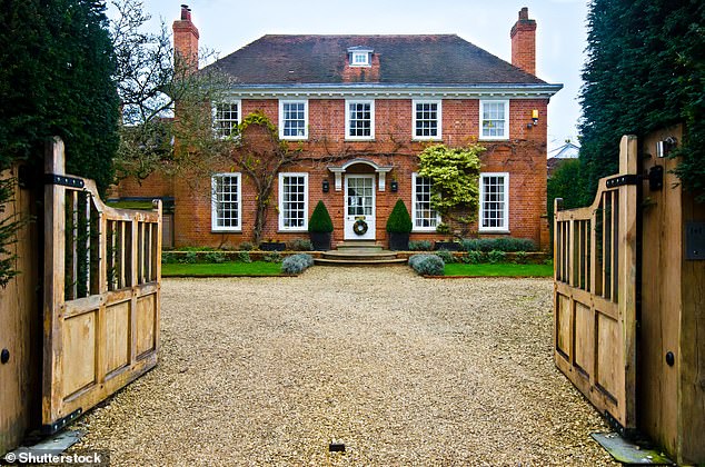 On the up: The number of properties listed for £1m or more has more than doubled since 2019