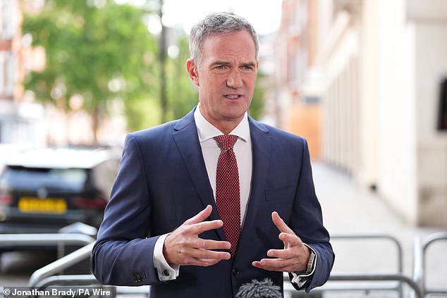 Technology Secretary Peter Kyle (pictured) acknowledged the fast-emerging technology ¿does lie¿ as he insisted the Government would ¿never sell downstream¿ the rights of artists in the UK