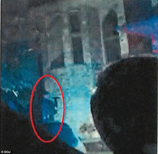 The suspect is apparently pictured outside of Hortman's home