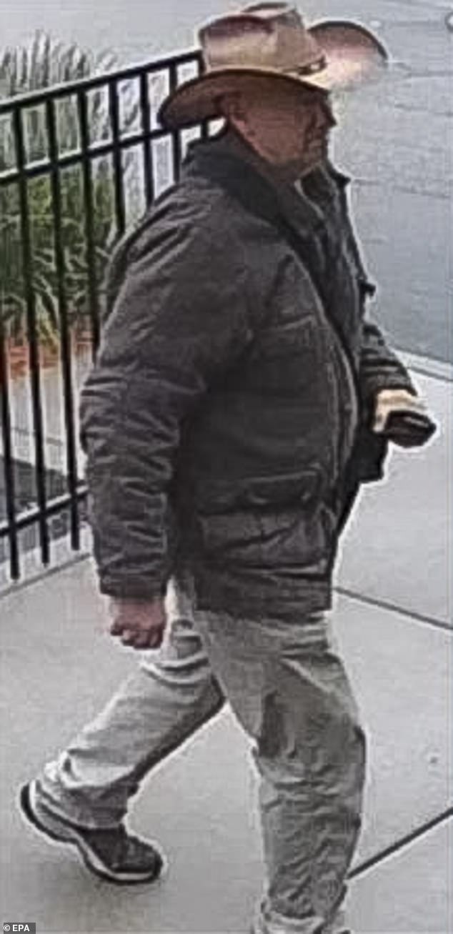 Boelter was seen in CCTV footage wearing a cowboy hat identical to one found on Sunday