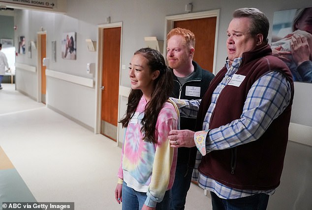 Aubrey, who played Lily, the adoptive daughter of Cameron (Eric Stonestreet) and Mitchell (Jesse), took to TikTok to reveal the news
