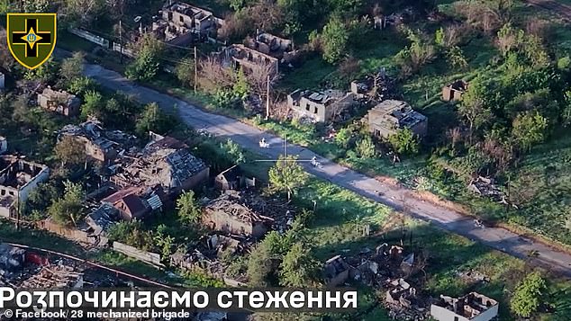 Dramatic footage shows Putin's 'suicide bikers' speeding into no-mans land during desperate one-way missions