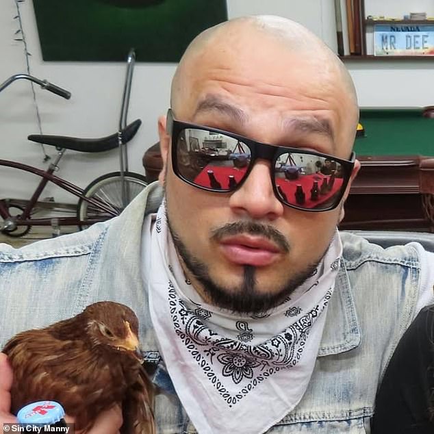 Rival YouTuber Manuel Diaz Ruiz, 41, better known as 'SinCity-MannyWise', surrendered to police the morning after the shooting and is charged with murder