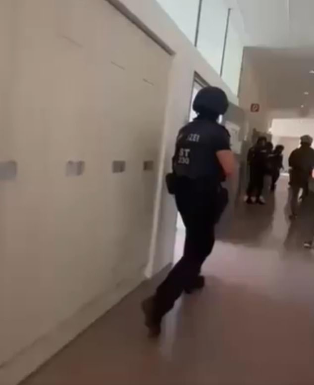 Those injured are said to be receiving treatment in the Helmut List hall
