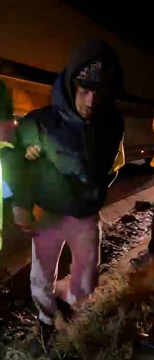 The two young men were arrested on the side of the M11 after a teacher called the police after banging and cheering was heard below the coach