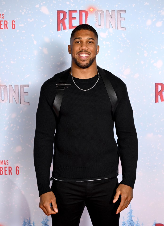 Anthony Joshua at a Red One film screening.