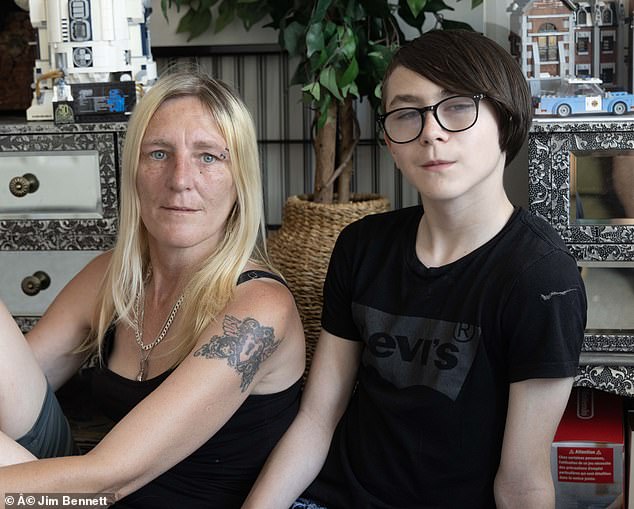 Severely autistic teenager Jimmy Hudson, 13, sparked a frantic search after he failed to turn up at school - only to be found hours later slumped in the back of a bus that should have safely transported him there