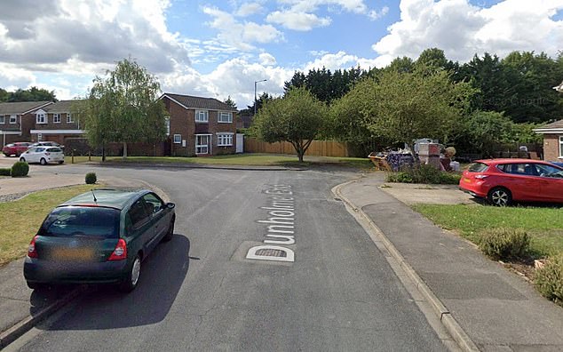 Police were called to the address in Maidenhead, Berks, at 6.30pm yesterday afternoon where the child was declared deceased
