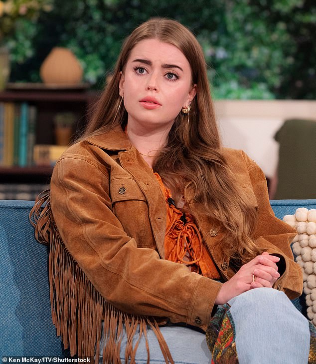 Jamie-Lee (pictured), who's devil-obsessed dad ate her stepmother, has opened up about the way she found out about her murder