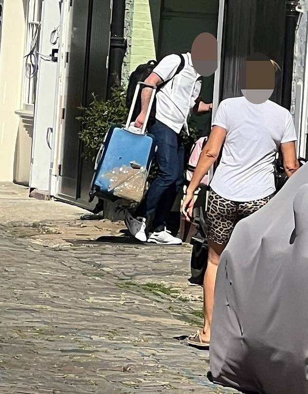 Pictured: More unassuming visitors unknowingly hiring out the flat from Ms Loyd's tenant