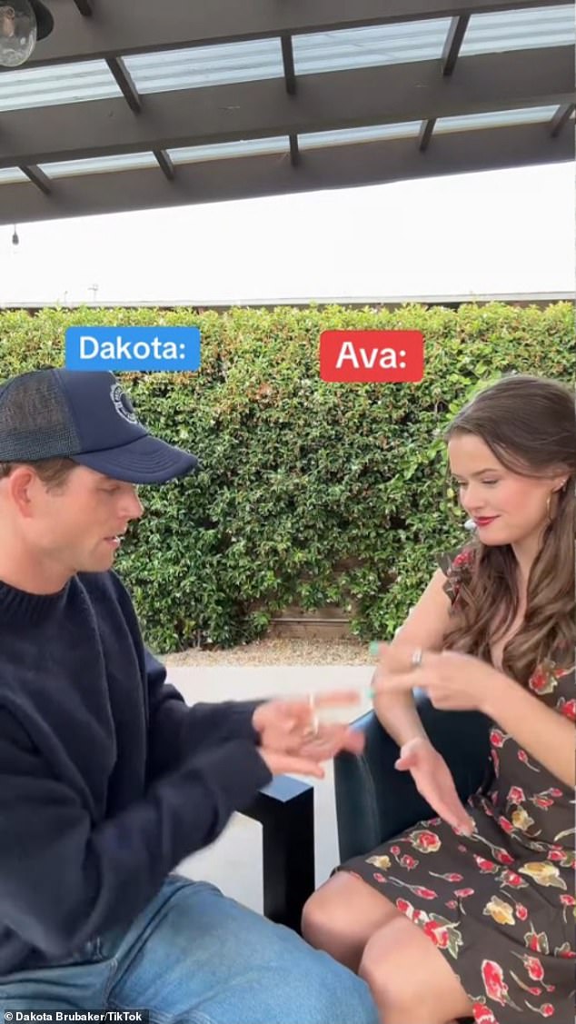 On June 19, Brubaker uploaded a TikTok video of himself and Ava playing Rock Paper Scissors in order to decide who got to choose what they watched together that night