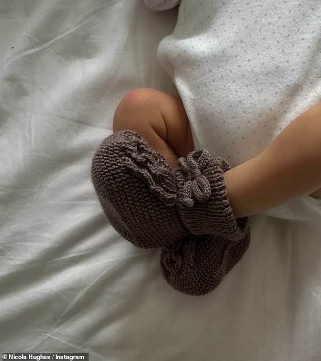 Nicola Hughes has welcomed a baby named Seve with her husband Charlie Tupper