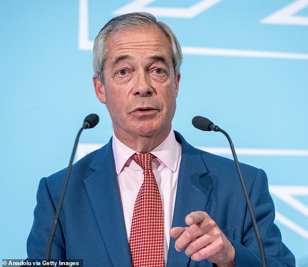 Nigel Farage (pictured) has added his voice to growing concerns about the safety of Lucy Letby's murder convictions