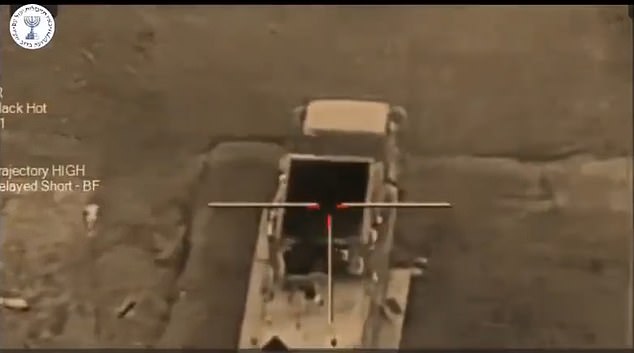 The Mossad spy agency reveals footage showing its actions against Iranian air defences