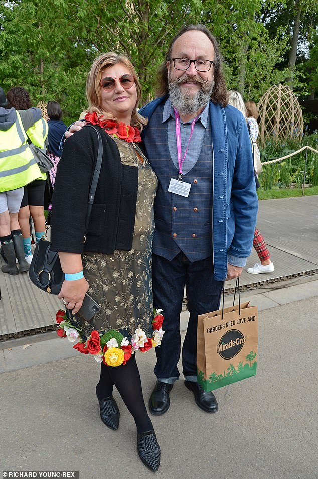 Dave Myers with his wife Lili at the Chelsea Flower Show in 2021
