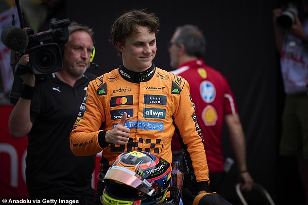 Oscar Piastri (pictured) claimed his fourth pole of the F1 season at the Spanish Grand Prix