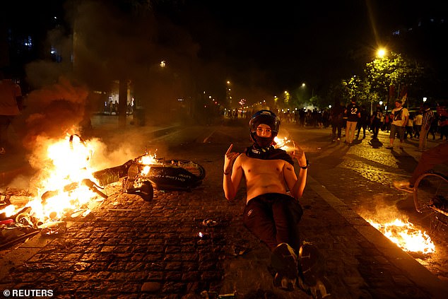 Alleged 'savagery' broke out across the city before,during and after PSG beat Inter Milan in the Champions League Final in Munich