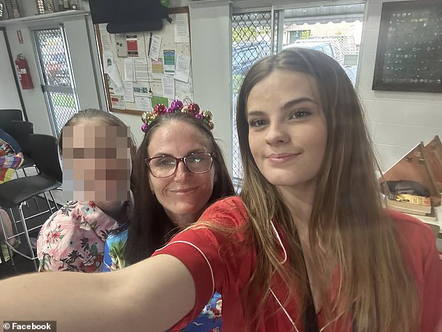 Pheobe Bishop, pictured with her mum Kylie Johnson, went missing on May 15, with officers discovering what were believed to be the teenager's remains near Goodnight Scrub National Park on Friday
