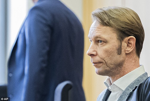 The German national, pictured in October, is currently serving a seven-year jail sentence in his native country for the 2005 rape of an American woman