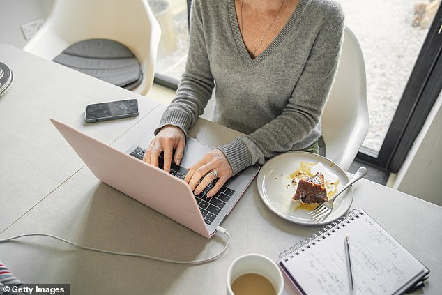 Detective Constable Philippa Baskwill deliberately weighed down the keys on her laptop to make it look like she was working from home(Stock photo)