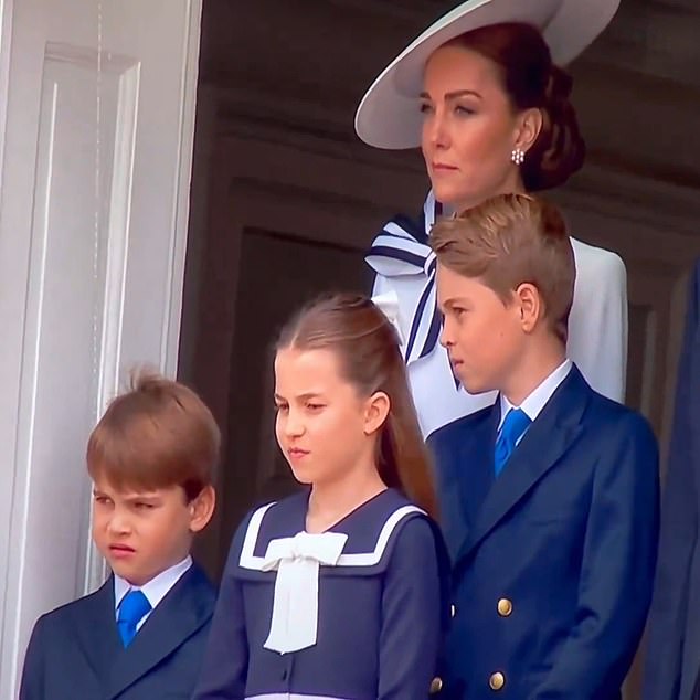 This is the adorable moment Prince Louis was left unimpressed by the Trooping the Colour ceremony in 2024