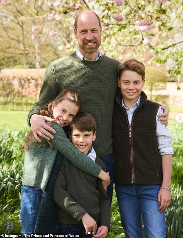 The Prince of Wales's children have released a heartwarming tribute to him for Father's Day on Sunday