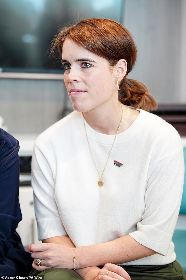 Princess Eugenie has revealed the most important life given to her by her mother, Sarah Ferguson. Pictured during a visit to the Teenage Cancer in April