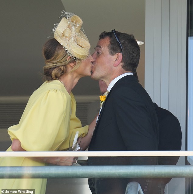 And Princess Anne's son Peter Phillips, and his new girlfriend, NHS nurse Harriet Sperling shared a tender moment