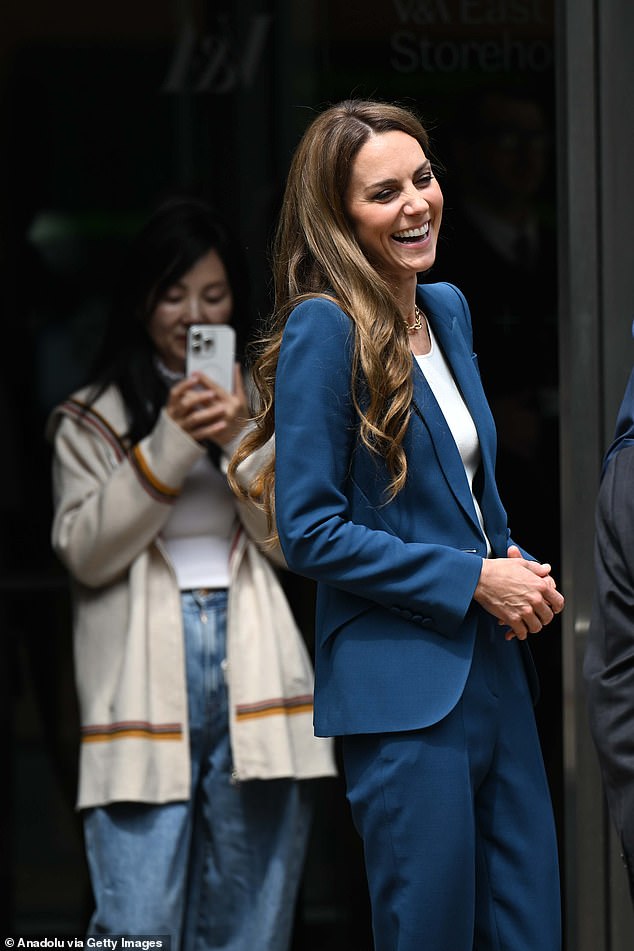 The Princess of Wales undertook her first public engagement of the month today as she highlighted the ‘joy’ of the creative arts