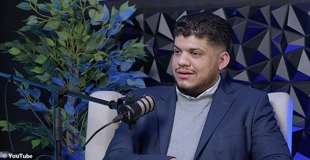 Appearing on a podcast Mr Al-Mail told his followers to 'take advantage' of a moment like October 7