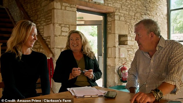 Pub consultants, Sue (centre) and Rachel Hawkinshave faced criticism from Clarkson's fans this week after leaving the pub only 48 hours after it officially opened