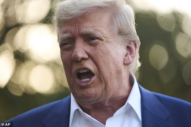 Before his flight to the Nato summit in the Netherlands, US President Donald Trump said: 'We have have two countries that have been fighting so long and so hard that they don’t know what the f*** they’re doing'