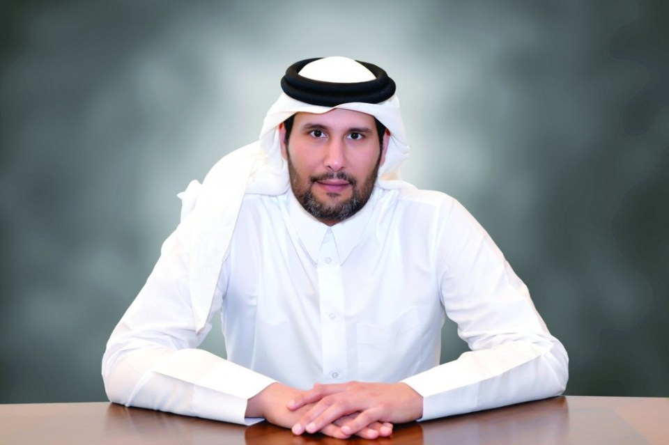 Portrait of Sheikh Jassim Bin Hamad Al Thani.