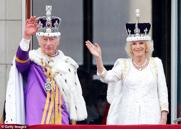 A voracious reader, who is partial to a good crime thriller - the twistier, the better - she is, the Mail can reveal, about to star in the latest 'Roy Grace' novel, the multi-million selling literary sensation by British writer Peter James. Queen Camilla and King Charles pictured in 2023