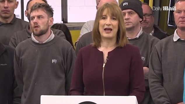Chancellor Rachel Reeves delivers a speech during a visit to Mellor Bus in Rochdale, Greater Manchester, to announce a multi-billion-pound boost for city transport it in North and Midlands