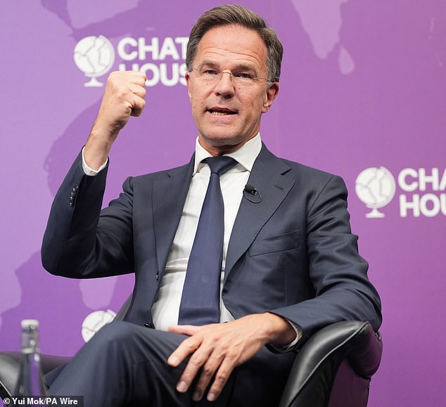 NATO boss Mark Rutte, speaking at Chatham House, warned that Britons should start learning Russian if the UK doesn't ramp up defence spending
