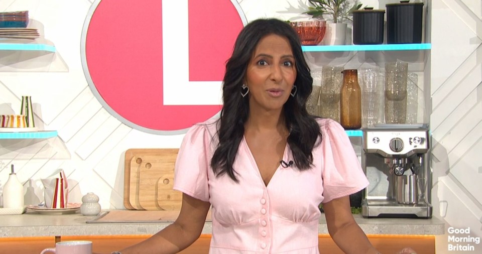 Ranvir Singh on Good Morning Britain.