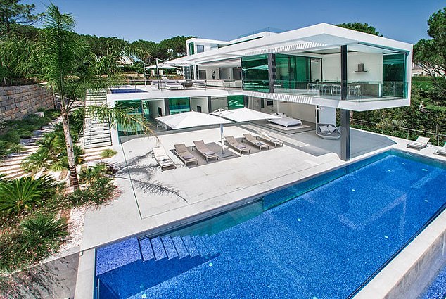 The couple are selling the home (pictured) as Vardy foots the £4m costs bill for her ill-fated Wagatha Christie libel case. According to Knight Frank: ‘This magnificent property, built over four levels, showcases meticulous attention to lifestyle details'
