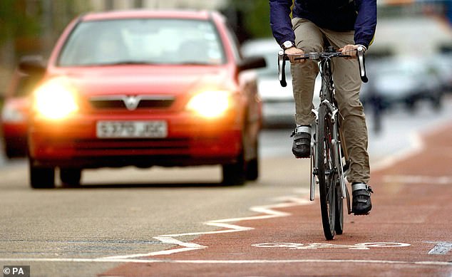 Cyclists are encouraged to ride in the middle of the road in some circumstances and, even if there is a cycle lane, they will not be obliged to use it, the Highway Code states