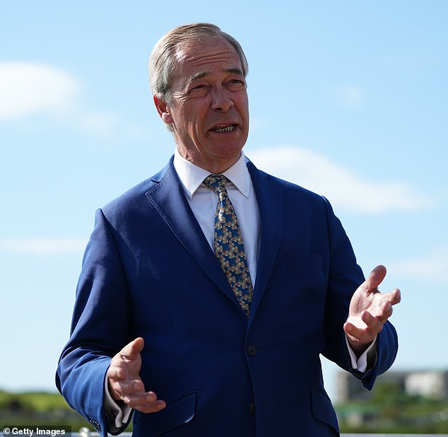 Reform UK would pledge to repeal the legalisation of assisted dying at the next election, The Mail on Sunday understands. Pictured: Party leader Nigel Farage