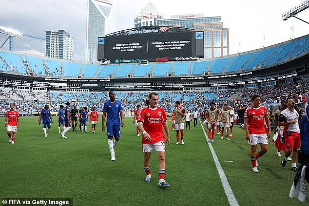 Chelsea's match saw already the sixth weather-related stoppage at this year's Club World Cup