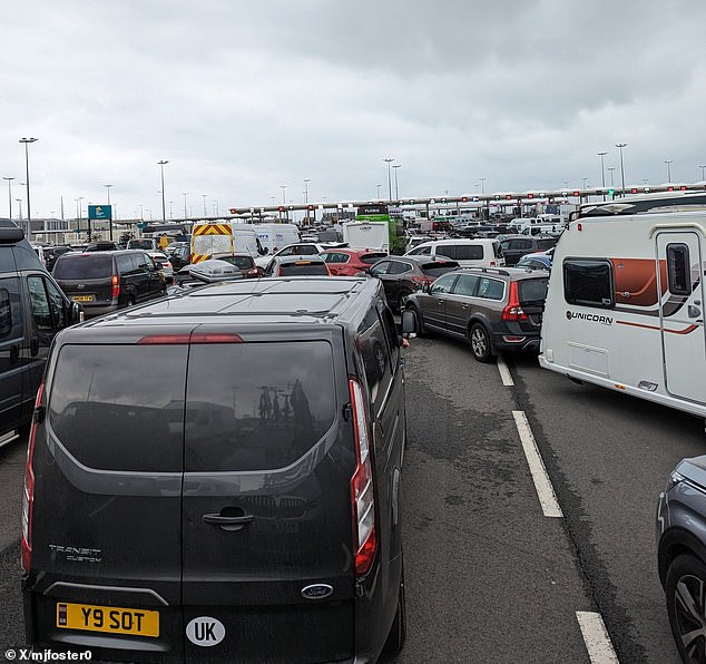 There is often a large amount of traffic at the Port of Calais, making it hard for officers to check every car