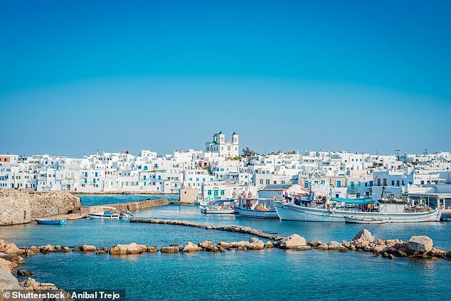 Paros has seen an enormous leap in the number of people searching for holidays to the island