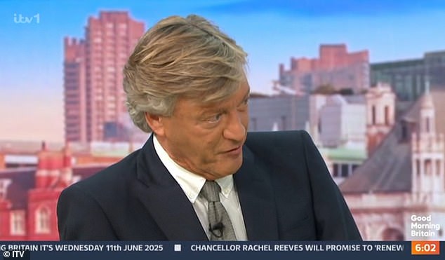 Richard Madeley has sparked MORE fears for his health just minutes into Wednesday's Good Morning Britain